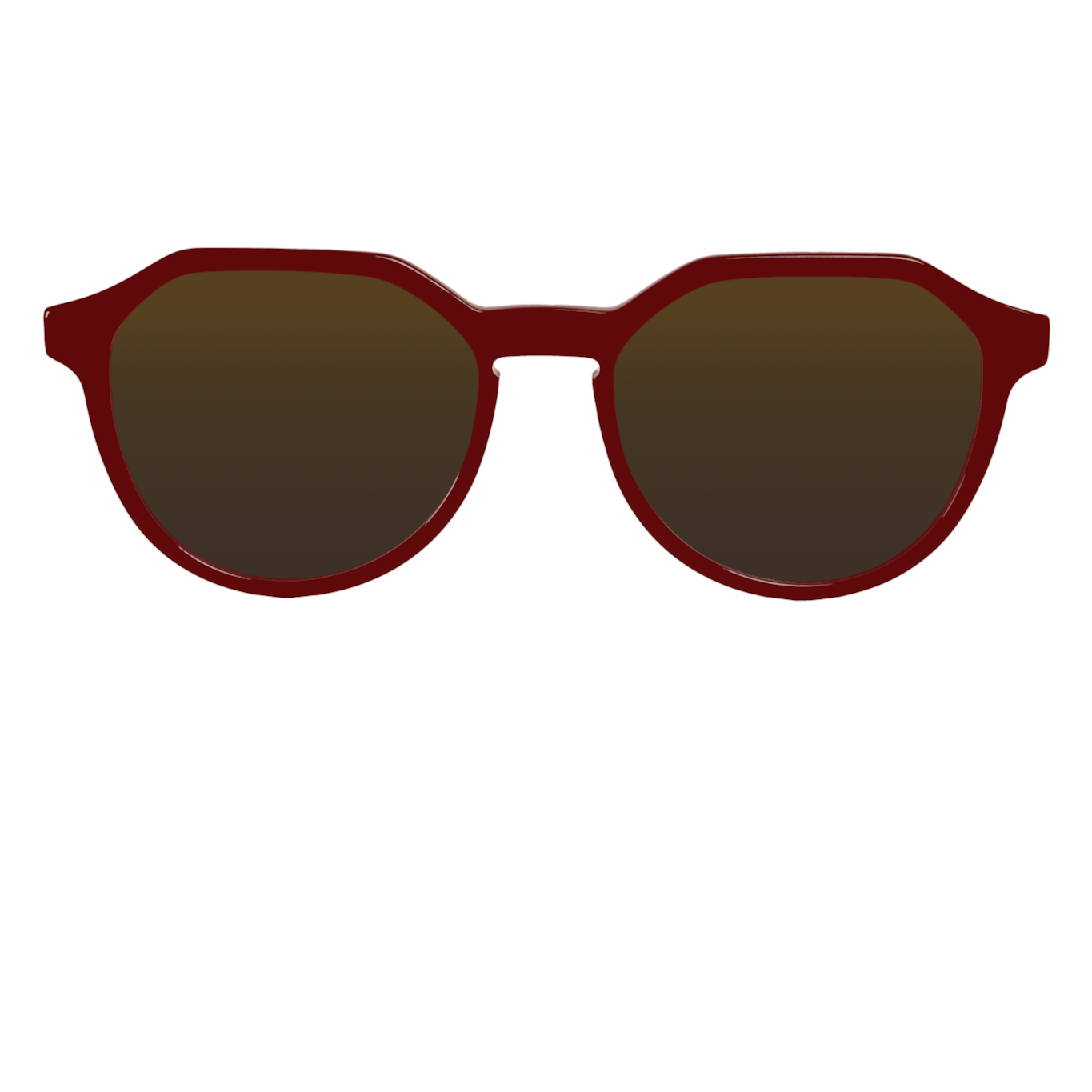 Hexa Sun Burgundy Clip on