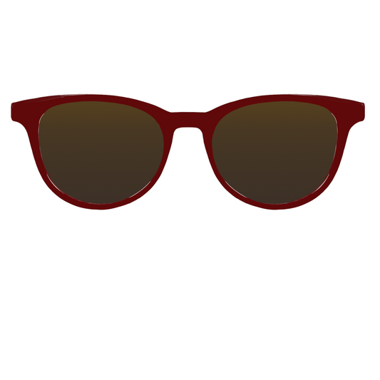 Jas Sun Burgundy Clip on