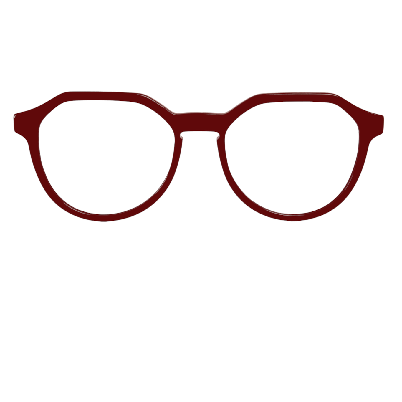 Hexa Burgundy Clip on