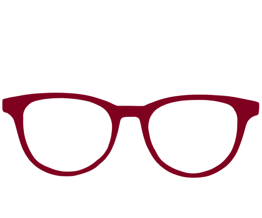 Burgundy Clip on