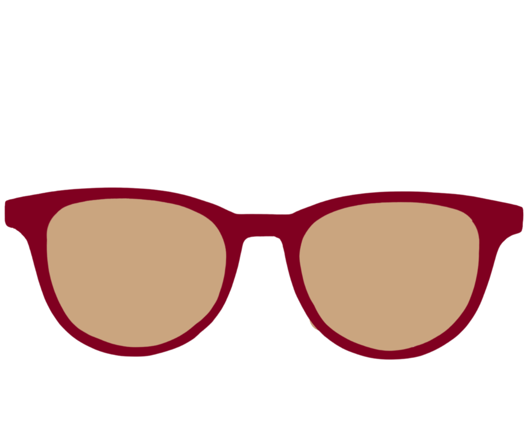 Sun Burgundy Clip on